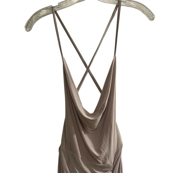 Pretty Little Thing Women's Lilac Draped Back Mini Dress Size 2 - Picture 4 of 12